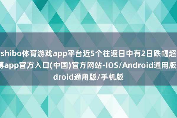 shibo体育游戏app平台近5个往返日中有2日跌幅超5%-世博app官方入口(中国)官方网站-IOS/Android通用版/手机版