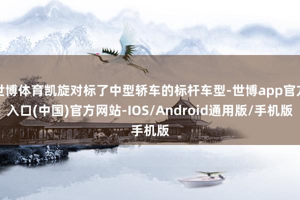 世博体育凯旋对标了中型轿车的标杆车型-世博app官方入口(中国)官方网站-IOS/Android通用版/手机版