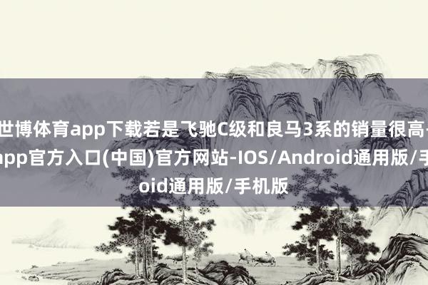 世博体育app下载若是飞驰C级和良马3系的销量很高-世博app官方入口(中国)官方网站-IOS/Android通用版/手机版