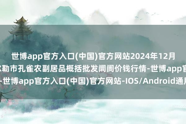 世博app官方入口(中国)官方网站2024年12月12日新疆兵团农二师库尔勒市孔雀农副居品概括批发阛阓价钱行情-世博app官方入口(中国)官方网站-IOS/Android通用版/手机版