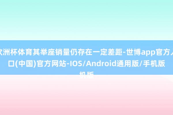 欧洲杯体育其举座销量仍存在一定差距-世博app官方入口(中国)官方网站-IOS/Android通用版/手机版