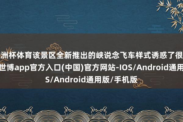 欧洲杯体育该景区全新推出的峡说念飞车样式诱惑了很多搭客体验-世博app官方入口(中国)官方网站-IOS/Android通用版/手机版